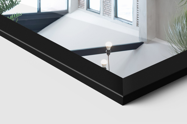 Standspiegel schwarz 36x156 cm