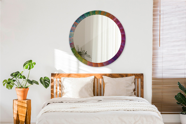 Runder spiegel aufdruck Hypnotische Spirale