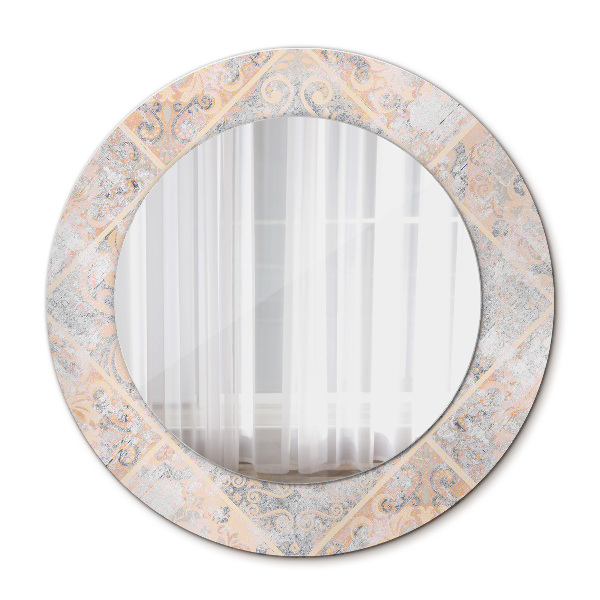 Runder spiegel mit dekoration Shabby Mosaic