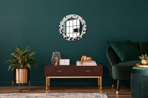 Runder spiegel aufdruck Zusammenfassung geometrisch