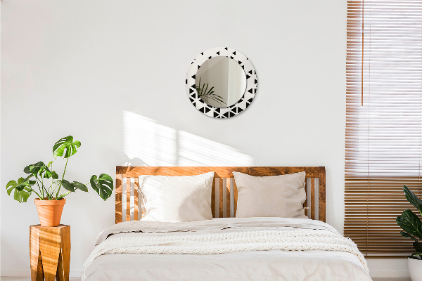 Runder spiegel aufdruck Zusammenfassung geometrisch