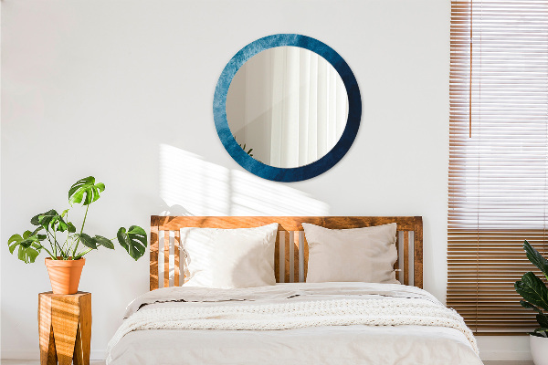 Runder spiegel mit dekoration Abstrakte Kunst