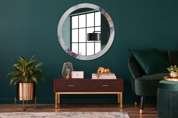 Runder spiegel aufdruck Abstrakte flüssige Kunst