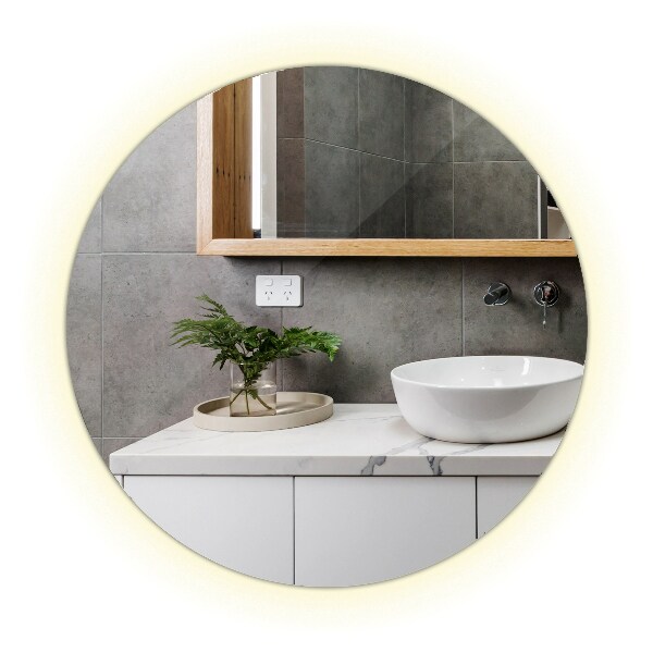 Modern led spiegel runde fi 50 cm