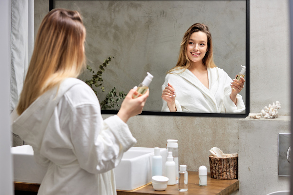 Wandspiegel schlafzimmer rechteckig schwarz 100x70 cm