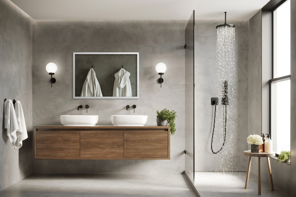 Dielenspiegel rechteckig weißer rahmen 60x40 cm