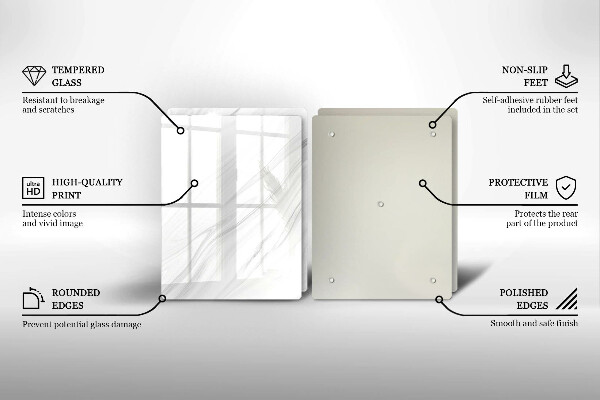 Herdabdeckung Zarter Marmor