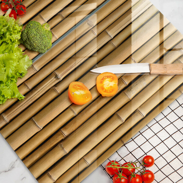 Herdabdeckung Natur-Boho-Bambus