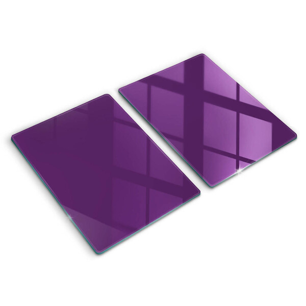 Herdabdeckplatte glas Violette Farbe