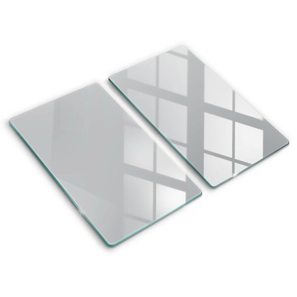 Herdabdeckplatte glas Graue Farbe