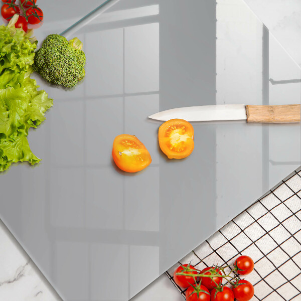 Herdabdeckplatte glas Graue Farbe