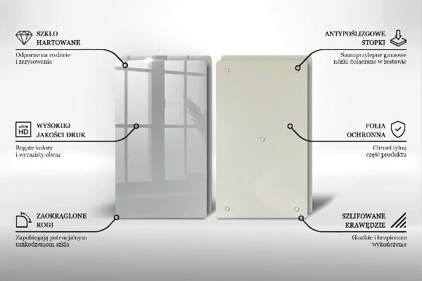 Herdabdeckplatte glas Graue Farbe