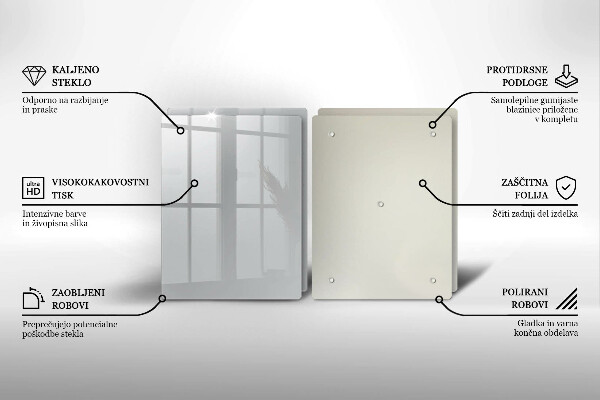 Herdabdeckplatte glas Graue Farbe