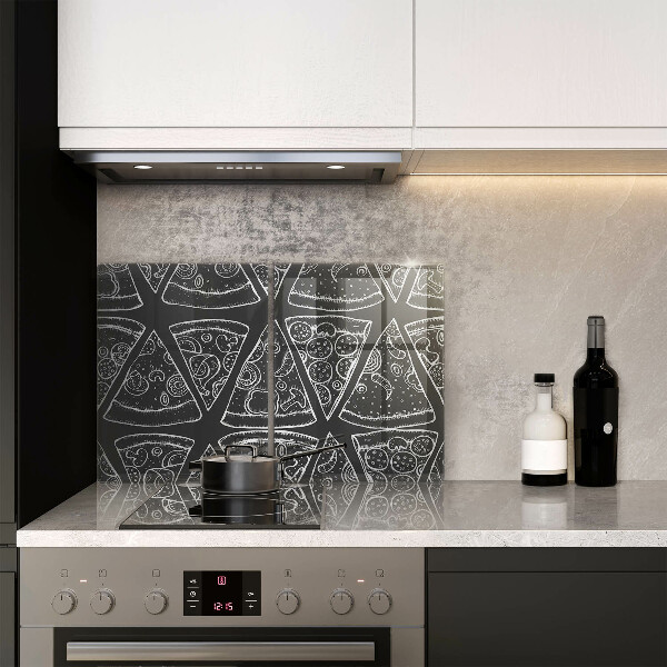 Herdabdeckung Pizzaillustration