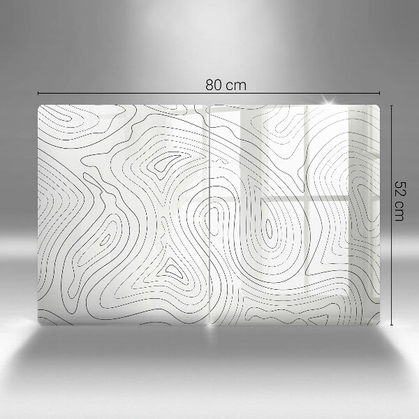 Herdabdeckung Abstrakte Formen