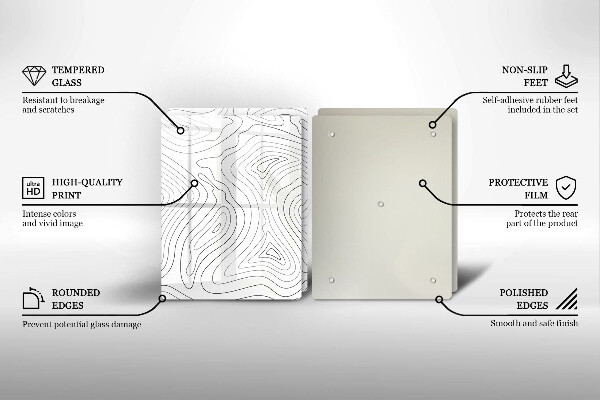 Herdabdeckung Abstrakte Formen