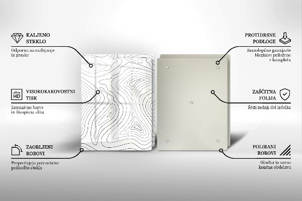 Herdabdeckung Abstrakte Formen