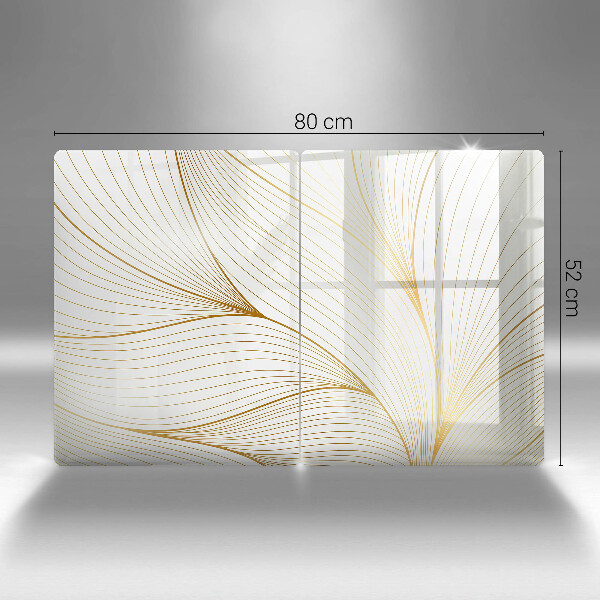 Herdabdeckung Modernes Linienmuster