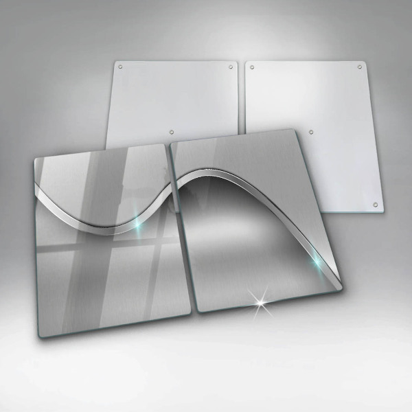 Herdabdeckung Metallabstraktion