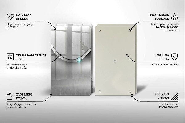 Herdabdeckung Metallabstraktion