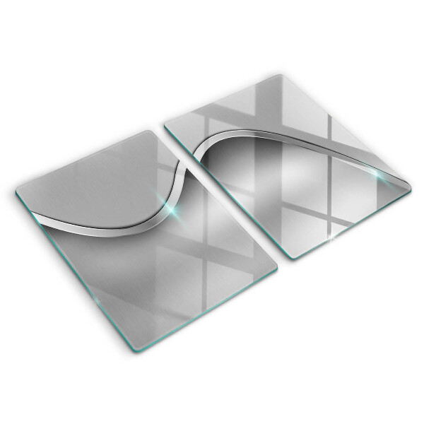 Herdabdeckung Metallabstraktion