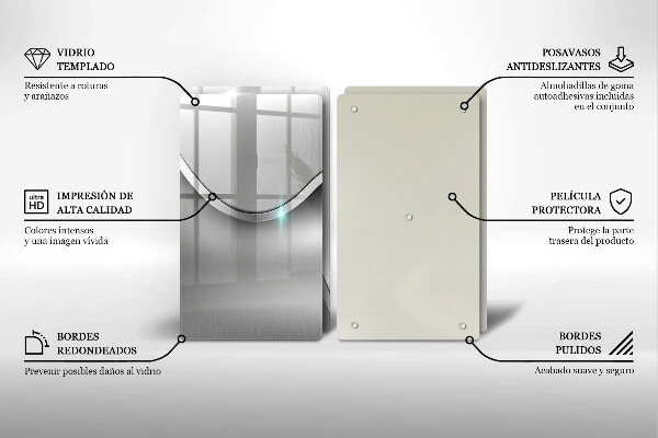 Herdabdeckung Metallabstraktion