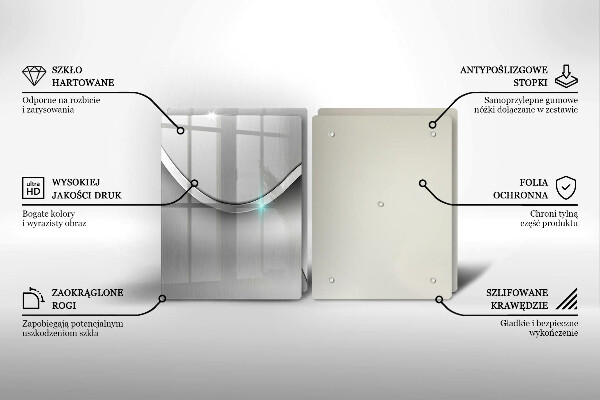 Herdabdeckung Metallabstraktion