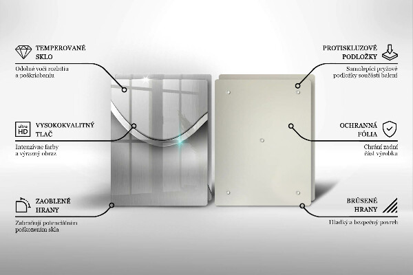 Herdabdeckung Metallabstraktion