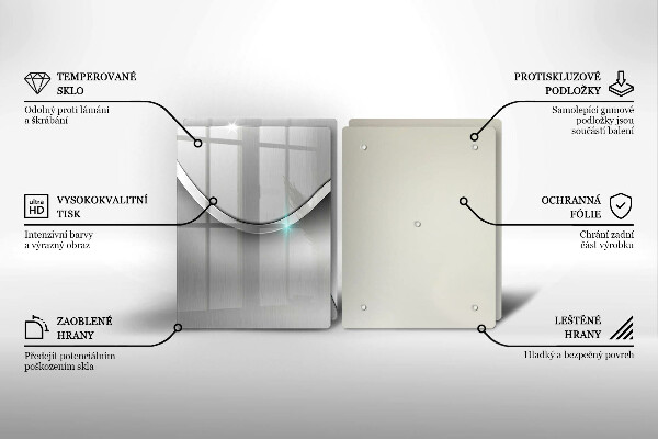 Herdabdeckung Metallabstraktion