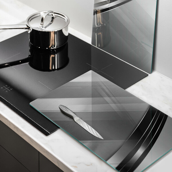 Herdabdeckung Metallabstraktion