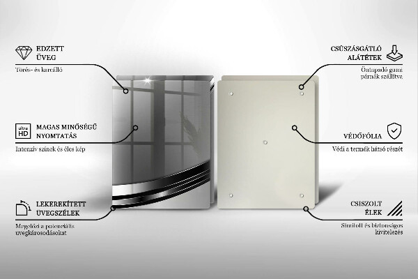 Herdabdeckung Metallabstraktion