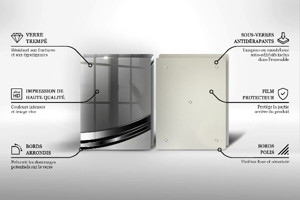 Herdabdeckung Metallabstraktion