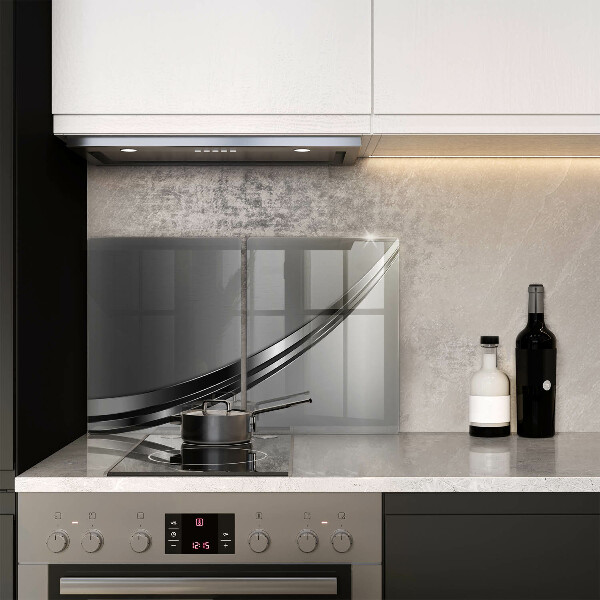 Herdabdeckung Metallabstraktion