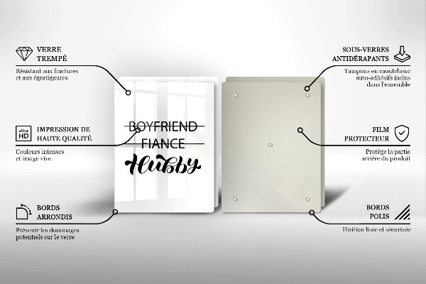 Herdabdeckung Inschrift Satz Muster