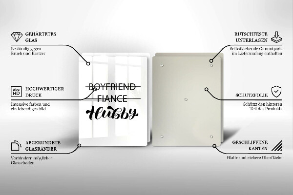 Herdabdeckung Inschrift Satz Muster