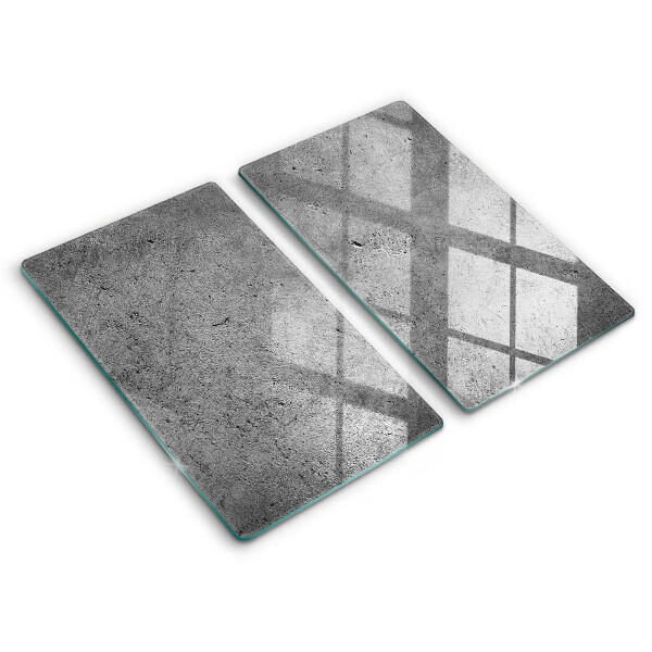 Herdabdeckung Betonsteinstruktur