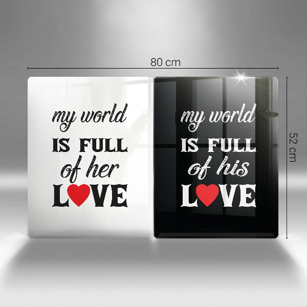 Herdabdeckung Inschrift Satz