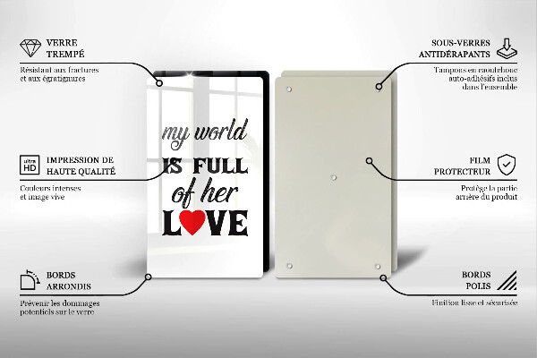 Herdabdeckung Inschrift Satz