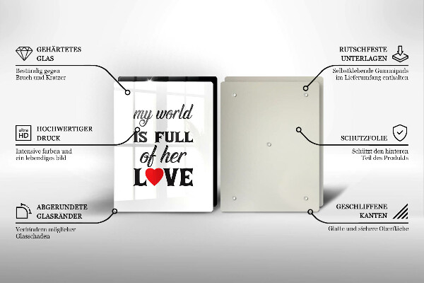 Herdabdeckung Inschrift Satz