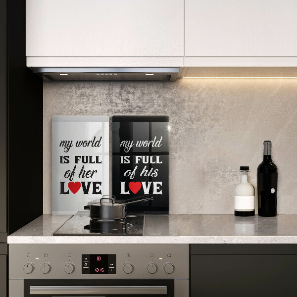 Herdabdeckung Inschrift Satz