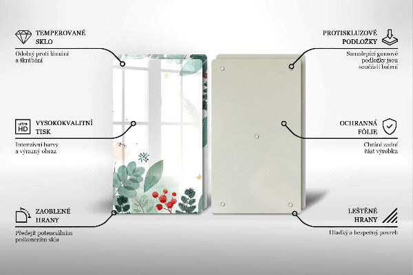 Herdabdeckung Aquarellblätter