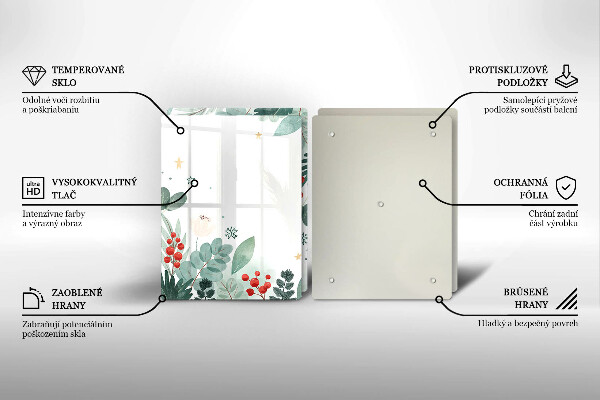 Herdabdeckung Aquarellblätter