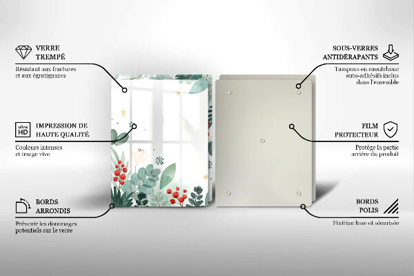 Herdabdeckung Aquarellblätter