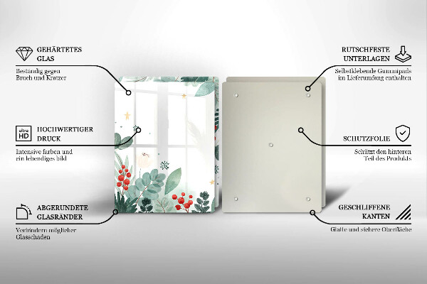 Herdabdeckung Aquarellblätter