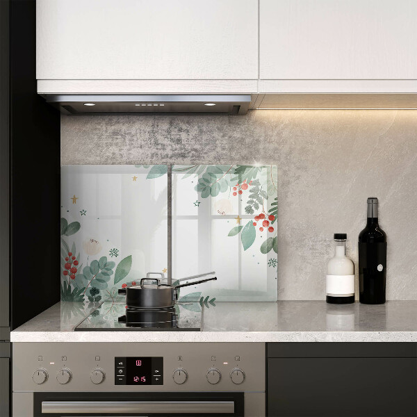 Herdabdeckung Aquarellblätter