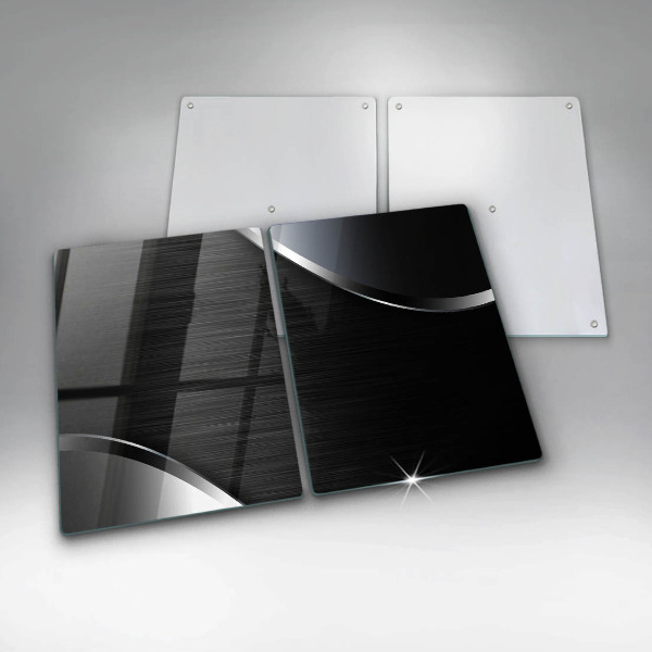 Herdabdeckung Metallabstraktion