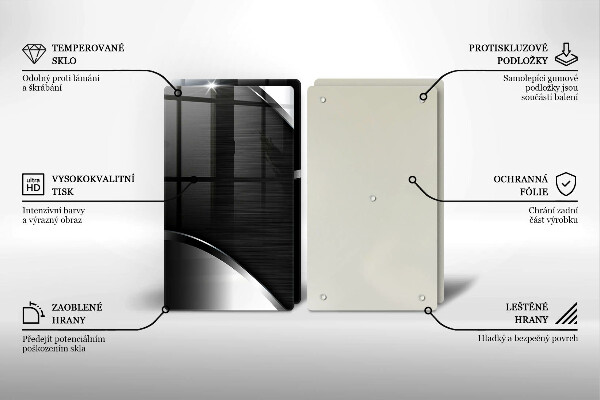 Herdabdeckung Metallabstraktion