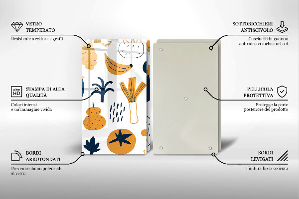 Herdabdeckung Lebensmittelillustration