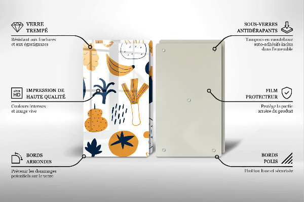 Herdabdeckung Lebensmittelillustration