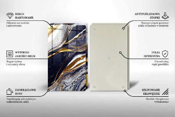 Herdabdeckung Bunte Abstraktion